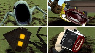 EVOLUTION OF MONSTERS: HOUSEHEAD BUS EATER,BUS EATER BUILDER,SEA EATER, VS ALL TREVOR HENDERSON GMOD