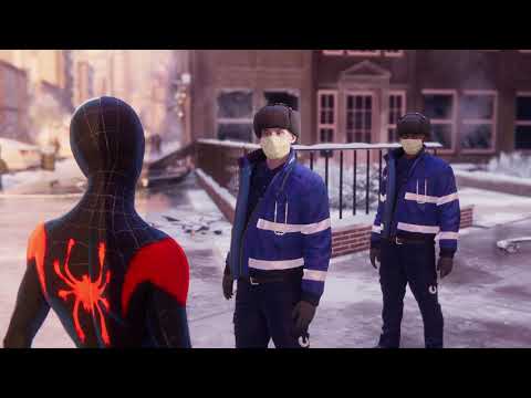 Spider-Man Miles Morales - Free Roam Gameplay W/ Spider-Verse Suit