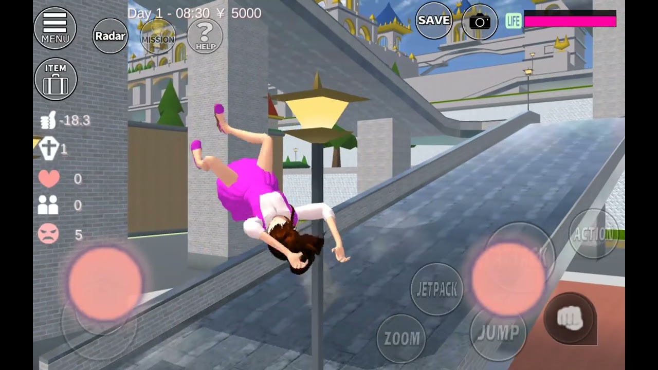 sakura dikejar polisi