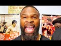 TYRON WOODLEY REACTS TO JAKE PAUL FIRST FACE OFF; WARNS JAKE PAUL OF KNOCKOUT & NOT TO B*** OUT