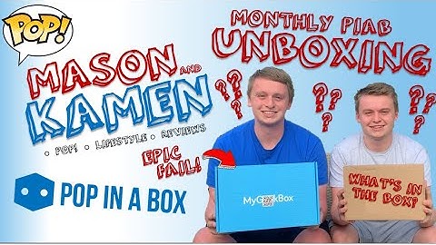 Unboxing Our First 2 Pop In A Box Monthly Subscription
