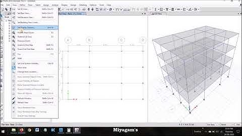 How to design G+3 storey building in ETABS software