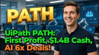 UiPath PATH: First Profit, $1.4B Cash, AI 6x Deals! PATH Stock Analysis