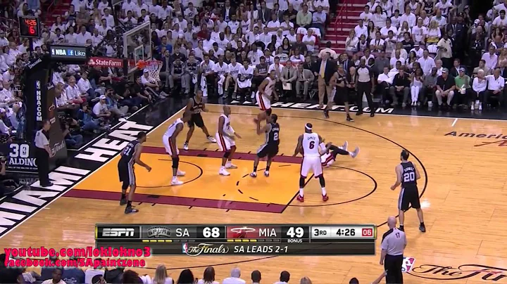 [HD] Tim Duncan Double-Double | Full Highlight VS Heat  | 10 Pts , 11 Reb  | June,12, 2014