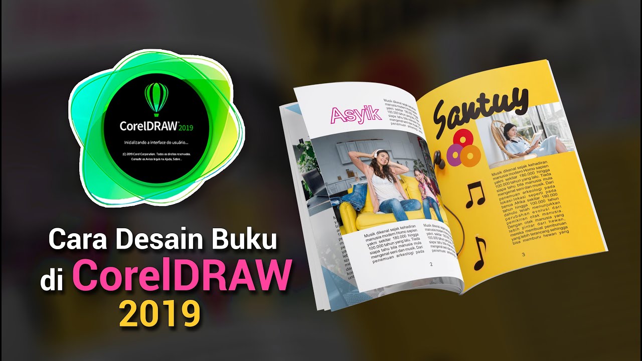  Cara  Membuat  Desain  Buku Di  CorelDRAW  2021 YouTube