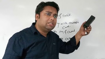 Single Try Multiple Catch| Nested Try Catch | Multiple Try Catch In Hindi/URDU-04