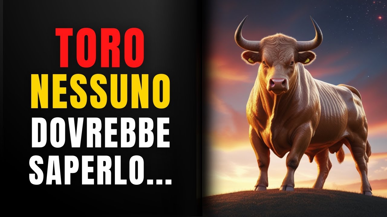 ♉IL SEGRETO PROIBITO dietro il SEGNO di TORO (NESSUNO ha il CORAGGIO di DIRLO)