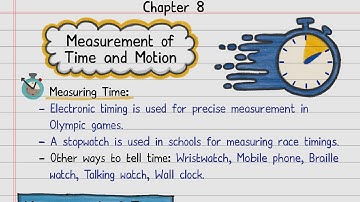 📝FREE Notes | Measurement of Time and Motion | Class 7 Science | NCERT | Self-Study Notes
