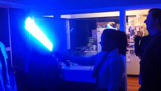 Prototype LED Saber - The Party Test