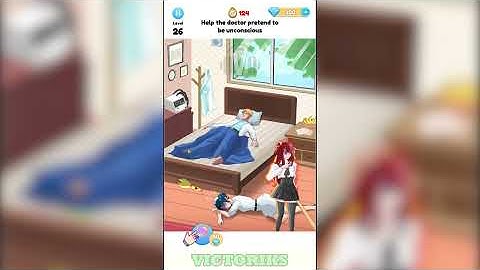 Annoying Puzzle Game 2 Level 26: Help the Doctor Pretend to be Unconscious