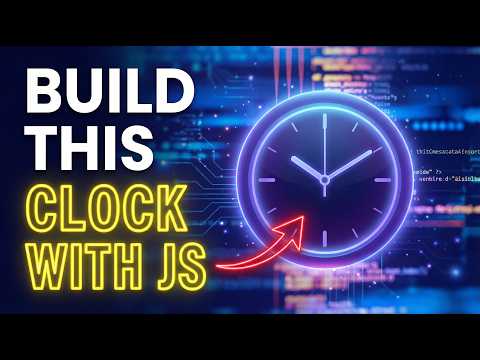 Create Real Time Analog Clock Using HTML CSS JavaScript Beginner JavaScript Project Tutorial