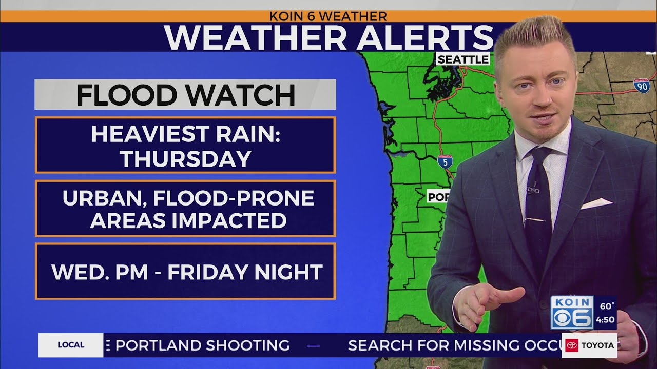 Flooding concerns increase with this week's atmospheric river - YouTube