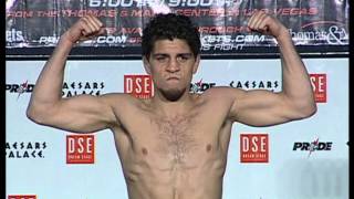 Nick Diaz vs Takanori Gomi Pride 33 Weigh In