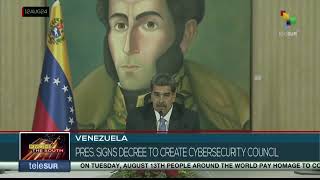 Venezuelan President signs decree to create National Commission for Cybersecurity