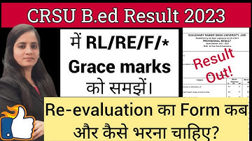 crsu result rl means|crsu latest update|crsu reappear form online 2022|rl re fail #crsuupdate