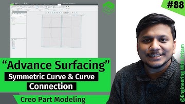 Advanced Surfacing in PTC Creo: Symmetric Curve & Curve Connection Explained | #88