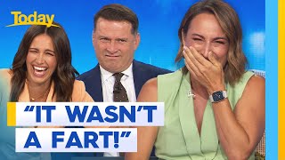 Thumbnail for On-air gaffe makes Today host storm off set | Today Show Australia
