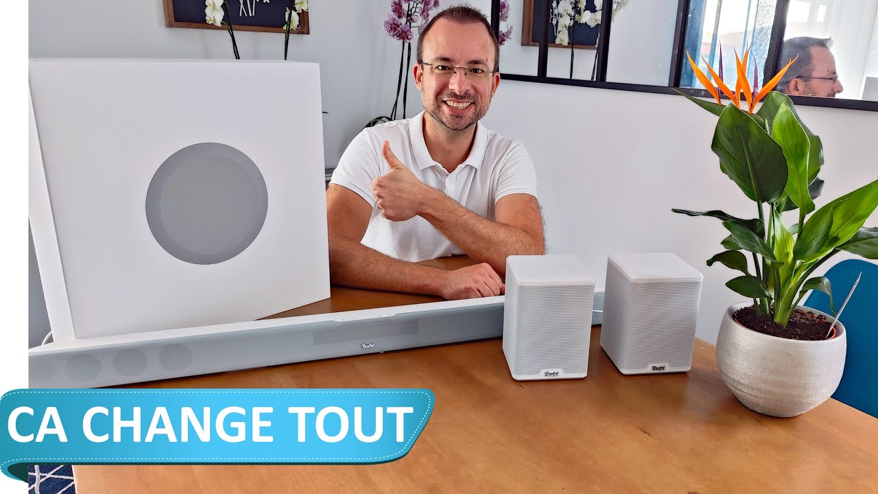 La Teufel Cinebar 11 a changé le son de ma TV Laser - YouTube