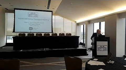 Dr. Sidney Stahl presenting The Founding of RCMAR
