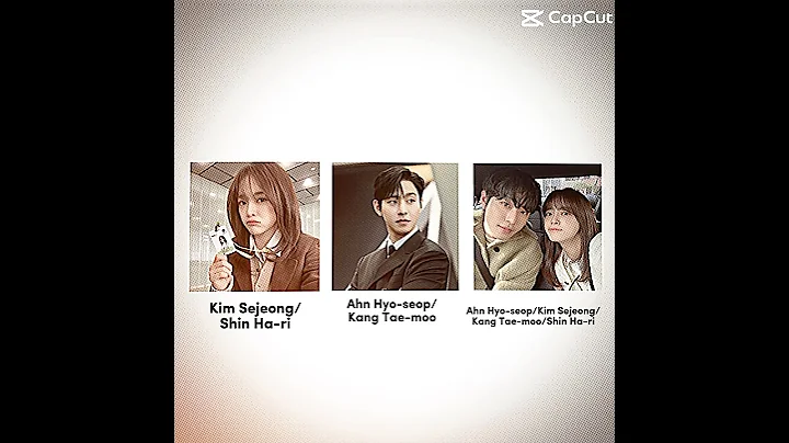 Ahn Hyo-seop/Kang Tae-moo and Kim Sejeong/Shin Ha-ri edit trio (Kdrama: Business Proposal) 💼💍