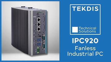 Power Your Automation with the IPC920 Fanless Industrial PC | TEKDIS LTD