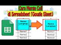 Cara Merge Cell di Spreadsheet (Google Sheet)