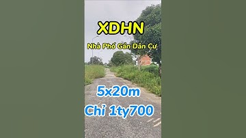 Nhà Phố  Gần Dân Cư dt: 100m2  dự án Xây Dựng Hà Nội #bất_động_sản_nhơn_trạch #dư_án_hud