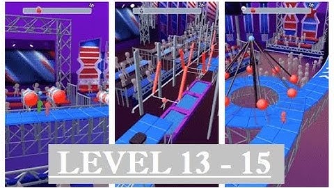 Epic Race 3D - Gameplay || Part 1- First || Level 13 - 15 || 史詩般的3D遊戲-第1部分-第13級-15