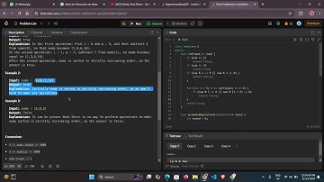 Prime Subtraction Operation | Leetcode 2601 Solution Explained | C++ Code Walkthrough + Tips