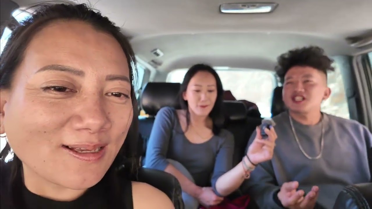 Car pool with  @MistyTerrace, The most Popular singer from Tashi Yangtse | Black Necked Festival 