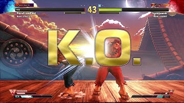 STREET FIGHTER 5 V-Trigger 2 Crazy 16 Hit Akuma Combo