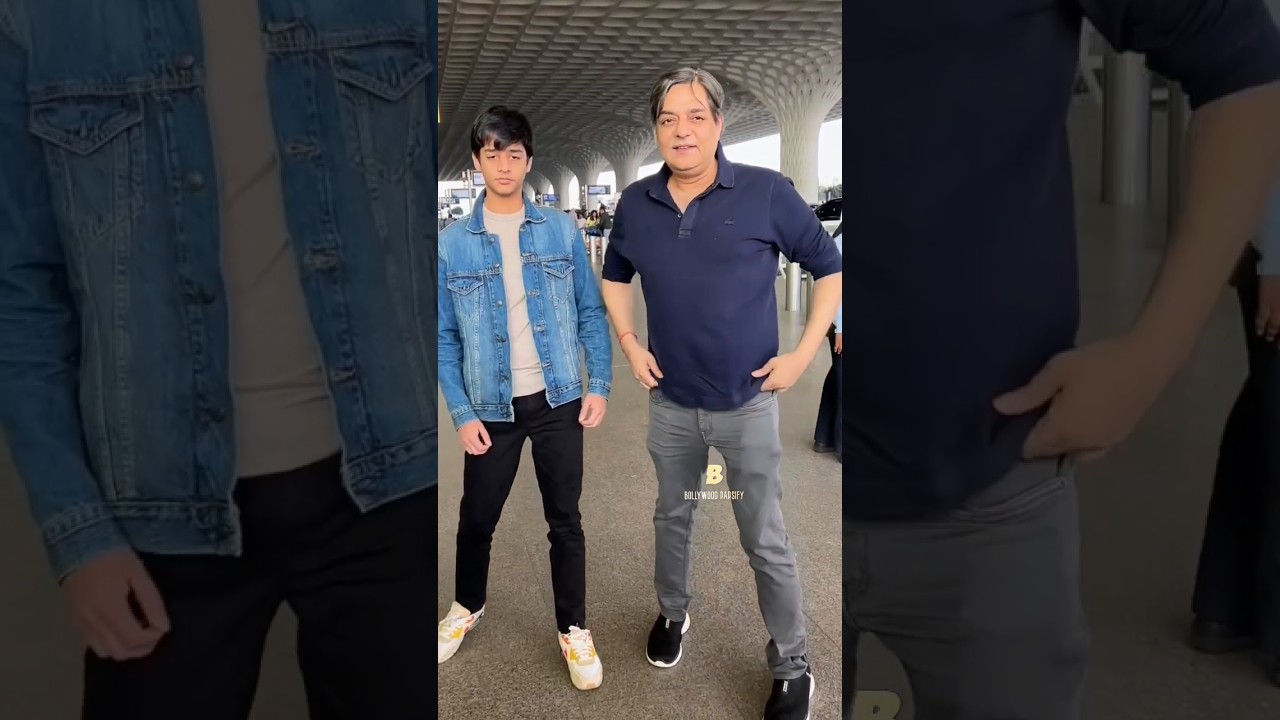 Chandrachur Singh With Son Papped At Airport 