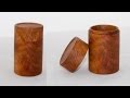 Woodturning | Maple Lidded Box