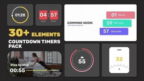 Countdown Timers Pack (After Effects templates)