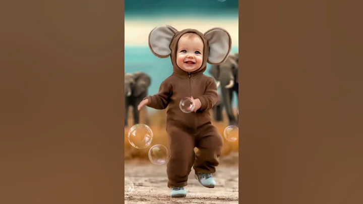 Baby laughing video meets Baby Shark🦈cutest reaction ever