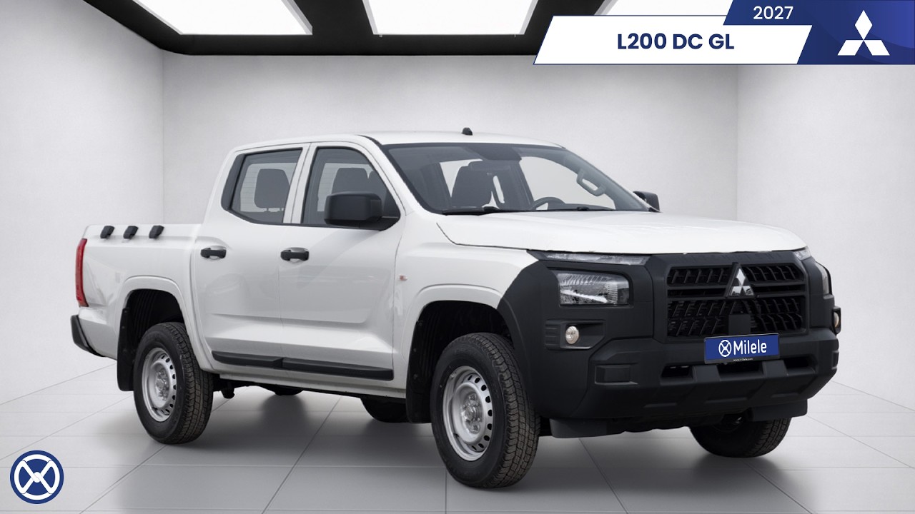 (LHD) MITSUBISHI L200 DC GL 2.4D MT 4X4 MY2027 – WHITE video