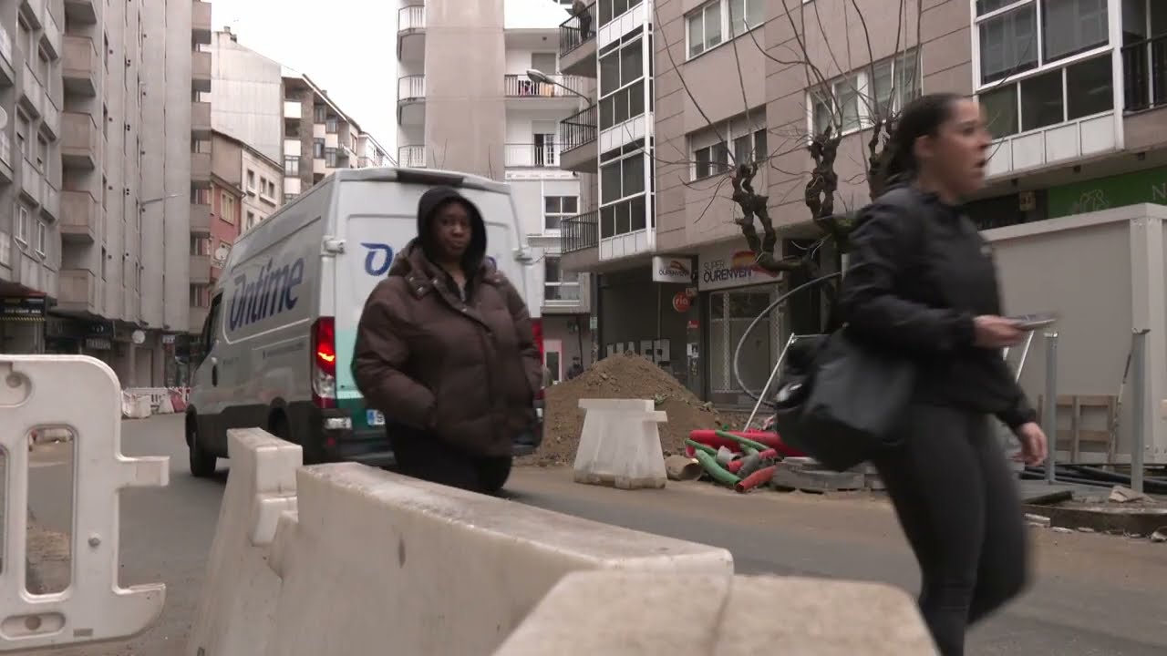 Paralizadas las obras de la Avenida de Portugal por impagos del Concello de Ourense