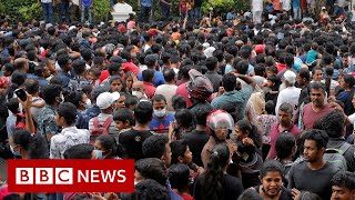 Sri Lanka protestors sceptical that president will quit - BBC News