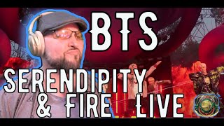 BTS - Serendipity & Fire - (Live Performance First Reaction to BTS) Brillant!!!