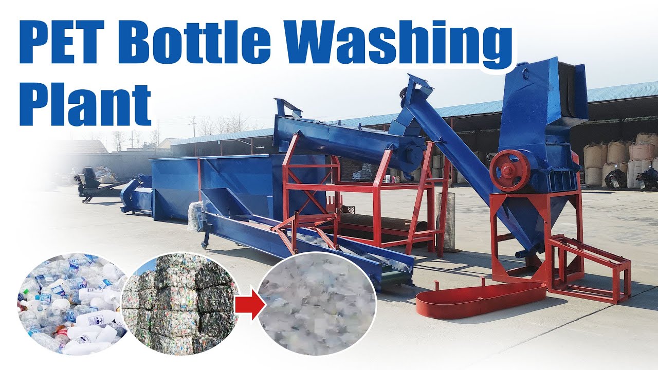 Efficient PET Bottle Recycling Watch Our PET Washing Recycling Line for Plastic Bottle Flakes