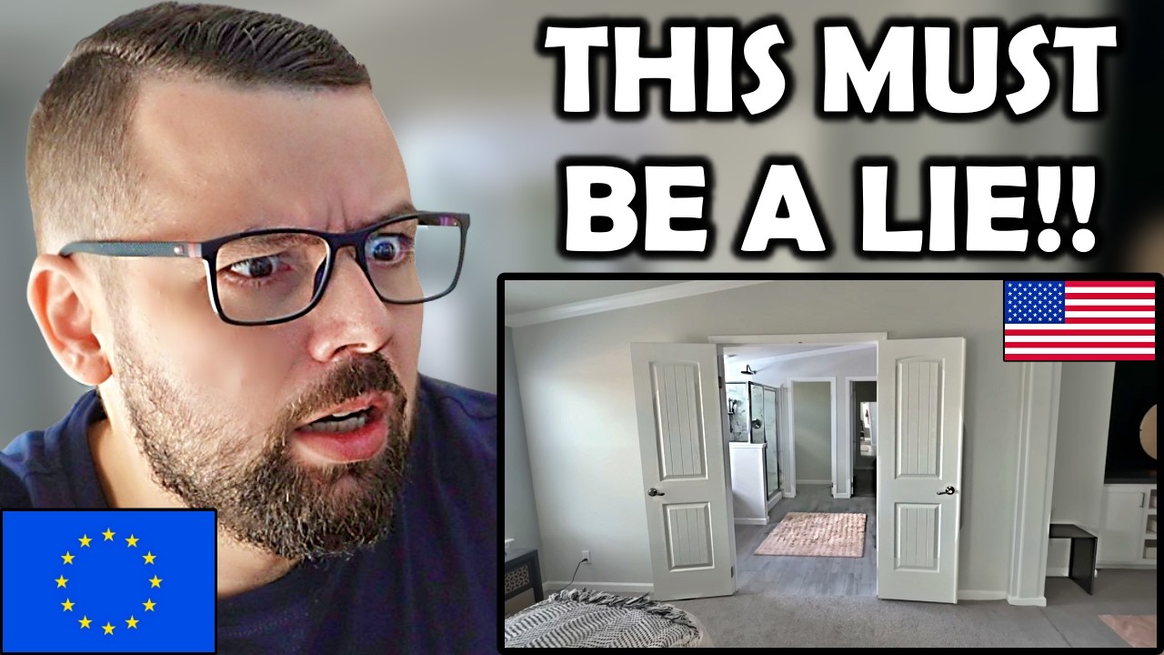 European Shocked by a tour of an American Mobile Home!