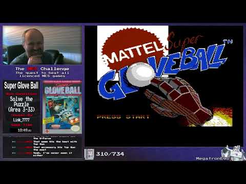 NES Challenge: Game #310: Super Glove Ball(part 1)
