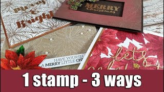 1 stamp - 3 ways | STAMPtember release