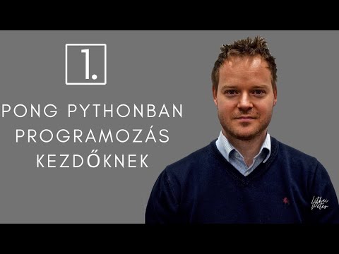 Pong Pythonban - tanfolyam beharangozó