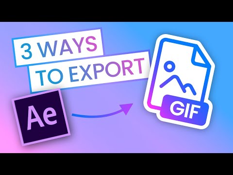 Wie ein GIF-Export aus After Effects
