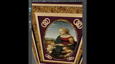 3-D maya picture frame