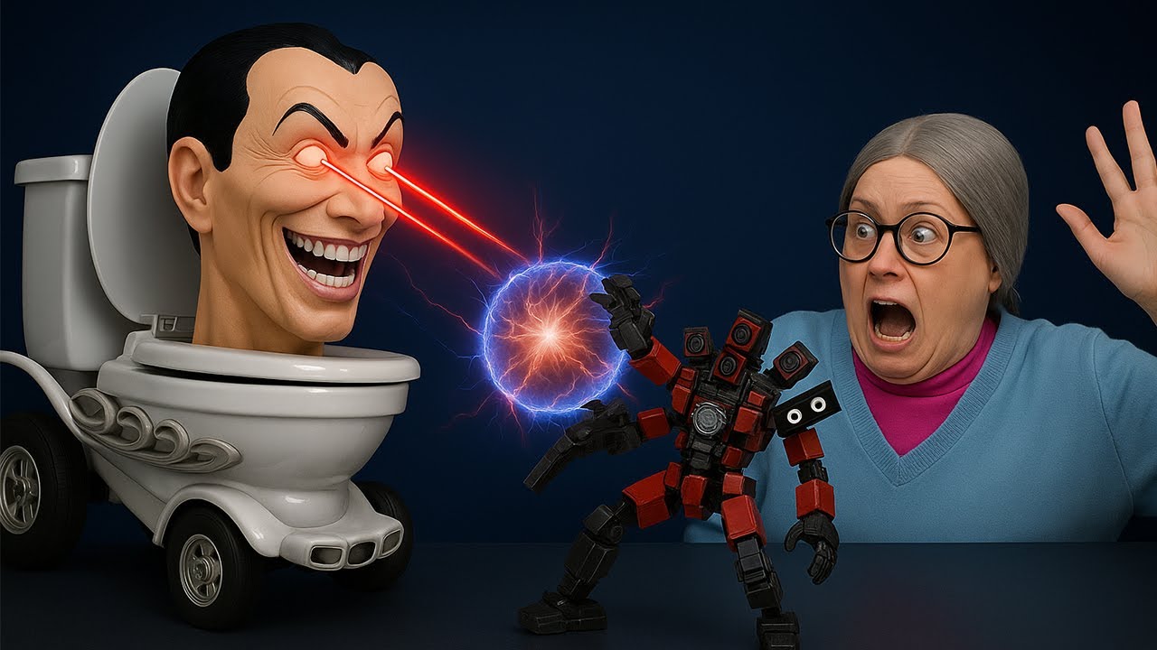 😱 Туалет Skibidi против LEGO-титанов — самая безумная битва самодельных вещей!