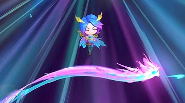 *NEW* Chibi Dragonmancer Ashe Kill Cutscene and Victory Animation - TFT Set 7.5
