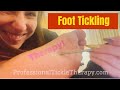 ASMR Real Life Foot Tickle Therapy with Kelli Lynn Sage