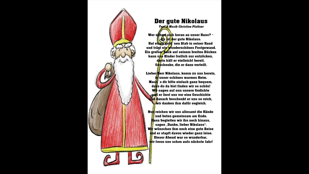 Nikolauslied NEU, Der gute Nikolaus - YouTube